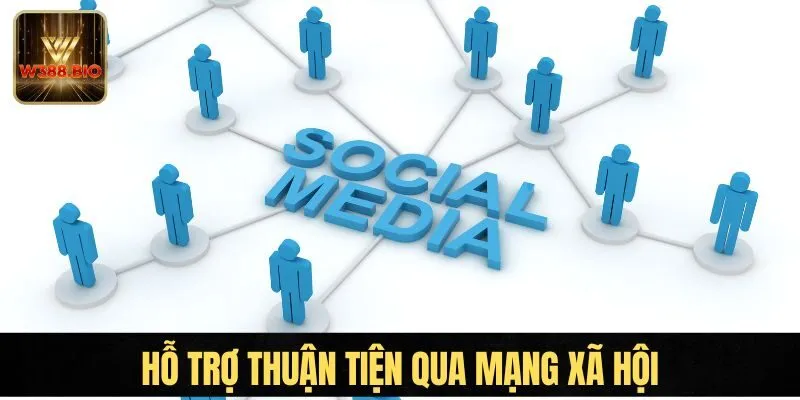 Hỗ trợ thuận tiện qua mạng xã hội